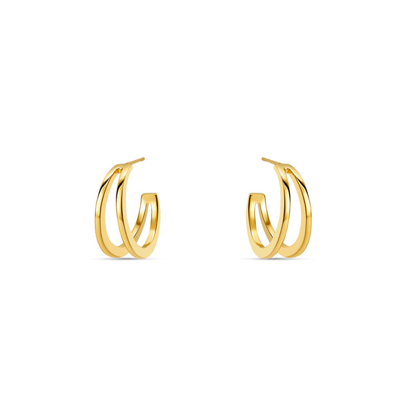 Camila Hoop Earrings - Vermeil